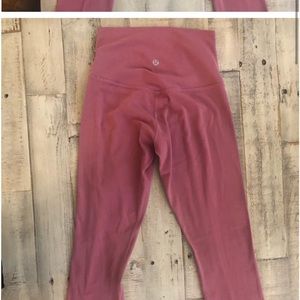 lululemon align leggings size 2 Brier Rose